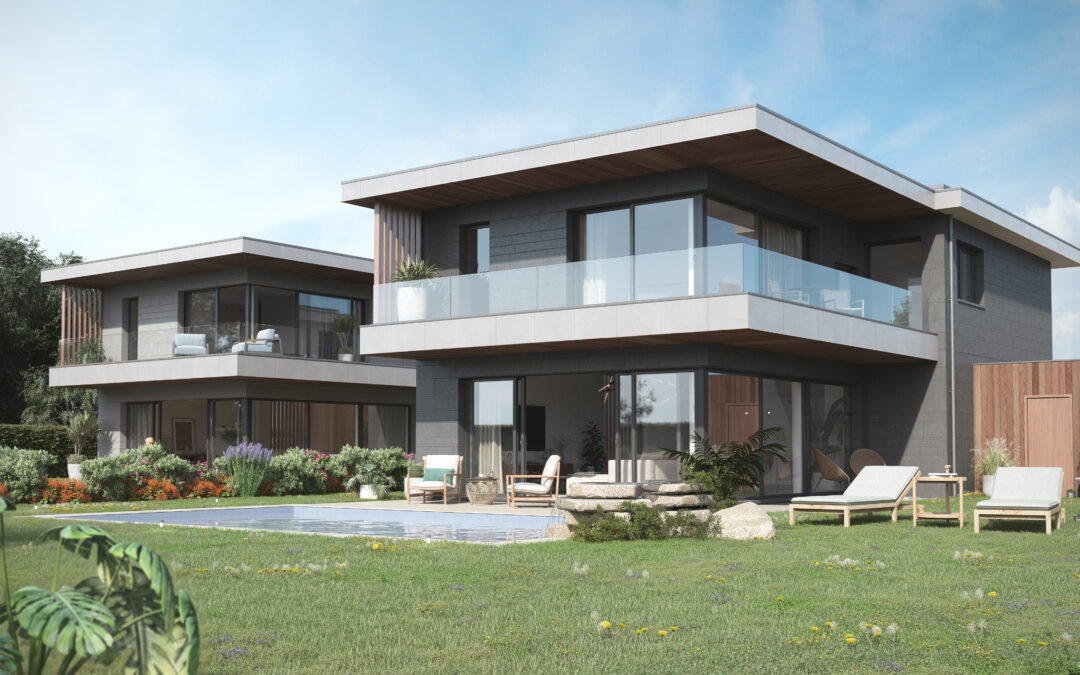 Deux villas jumelles a founeX